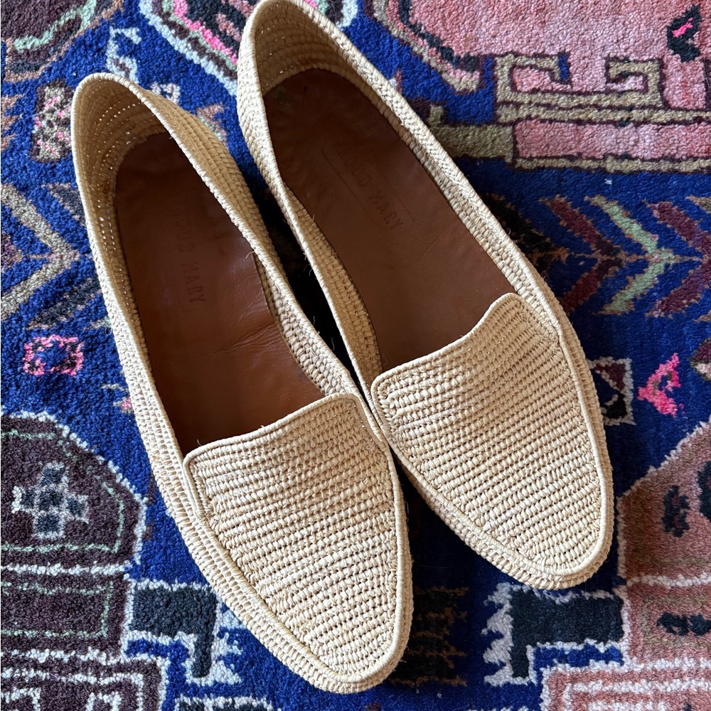 Proud Mary raffia shoes 7.5